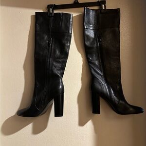 Banana Republic Black Heeled Boots size 91/2